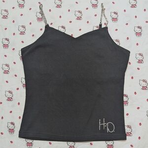 y2k rhinestone harley davidson cami